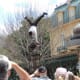 Epcot's World Showcase - Street show in the French area