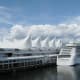 The five sails of Canada Place