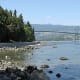The Lions Gate bridge as seen from the park