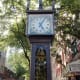 The partially steam-powered clock in Gastown