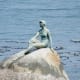 Girl in a Wetsuit sculpture by Elek Imredy