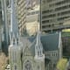 An interesting aerial view of the cathedral