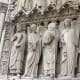 As you entered the cathedral on the left, there was Saint Denis. Christian tradition says the martyr picked his decapitated head and walked six miles (10 km), preaching the entire way.