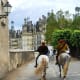After touring the castle, we bought gelato and watched the costumed actors on horses.