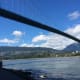 The bridge and the north shore mountains