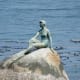 Girl in a wetsuit sculpture