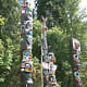 Totem poles in Stanley Park