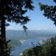 Burrard Inlet viewed from the top of Burnaby Mountain