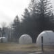 Observatories are for rent in the park's astronomy field.