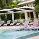 The refreshing pool of Misibis Bay Resort