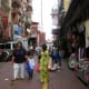 Street shopping in Kuala Lumpur in Little India.