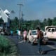 During the lava flow of 1990, the whole church was placed on a truck to transfer to a safe location.