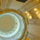 Interior of the "Gold Dome," looking upward. Photo by author.
