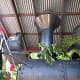 A steam locomotive at the museum