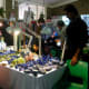Vic and Sehire had a huge collection of lapis lazuli and other gemstones for sale.