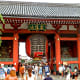 Kaminarimon Gate or "Thunder Gate" with its giant paper lantern