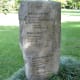 A monument to celebrate a haiku competition held during the spring cherry blossom festival