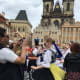 Picture of Dancers in the Old Town Square, Prague, Czech Republic