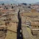 View of the city streets from the top of the tower