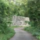 Approaching the castle ruins