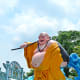 The Chinese version of Maitreya Buddha. A jovial monk with a bag of goodies.