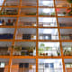 Singapore's public housing, or HDB estates, are pretty unique in look and feel. It's also where cheaper food and other stuffs are sold.