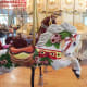The sculptures of Sage and Parsley are based on carousel horses at the Burnaby Village Museum.