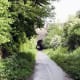 The old branch line railway station in Staple Hill, Bristol, now converted to a cycle track.