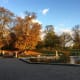 The Italian Gardens in autumn.