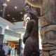 Another view of the totem poles