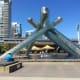 The Olympic Cauldron at Jack Poole Plaza