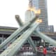 The cauldron is lit for Canada Day.