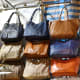 Ladies' handbags. Standard merchandise in all Hong Kong night markets.