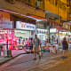 Another view of the fresh produce shops.