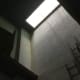 The only source of light at the back of the shophouse is this skylight.