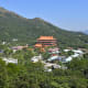 The whole of Po Lin Monastery can be clearly seen from Hong Kong’s world-famous Big Buddha.