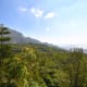 View of Lantau Island and the South China Sea from Tian Tan Big Buddha.