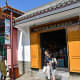 Entrances to the Stage 360 and Motion 360 attractions. The former is a stage performance. The latter is a 4D ride.