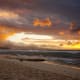 The scenic Sunset Beach on Oahu's North Shore.