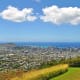 View of Honolulu and Diamond Head from Tantalus Lookout.