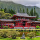 Oahu's Byodo-In Temple pays tribute to the first Japanese immigrants.