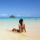 Lanikai Beach and the Mokulua Islands.