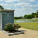 One of many final resting places for cremated individuals at Houston National Cemetery