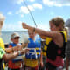 GALVESTON, Texas (Oct. 5, 2013) - Nearly 80 children participate in the first Fishin' 4 Fun Kids Fishing Tournament at Seawolf Park.