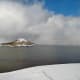 Snow squall near Rim Village.