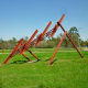 "Three Quarter Time" sculpture by Ben Woitena in Memorial Park