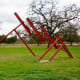 "Three Quarter Time" sculpture by Ben Woitena in Memorial Park
