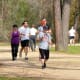 Joggers in Memorial Park