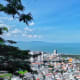 The city and the sea are in great harmony.