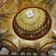 The lobby ceiling inside former Ponce de Leon Hotel, now Flagler College. St Augustine, Florida.